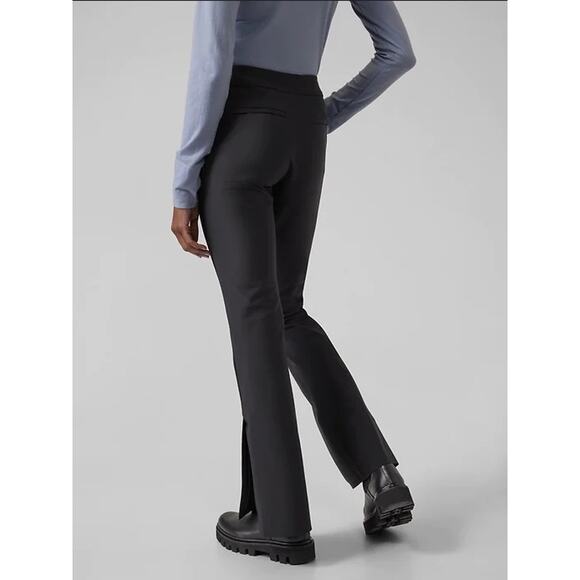 $148 Athleta Stellar Flare Trouser - Size 6 - Black - Picture 4 of 11